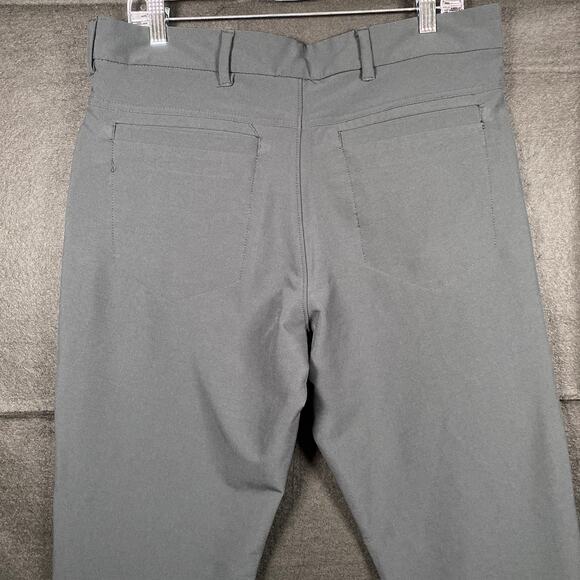 Panama Jack Men Pants Black Commuter Travel Live In Comfort Stretch 34x32 - Picture 10 of 11